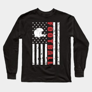 American Football Flag - US Sports Long Sleeve T-Shirt